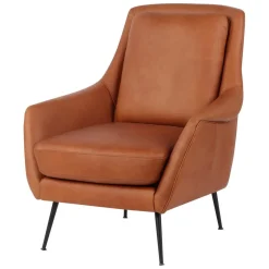 Zago Fauteuil cuir Marron Hot