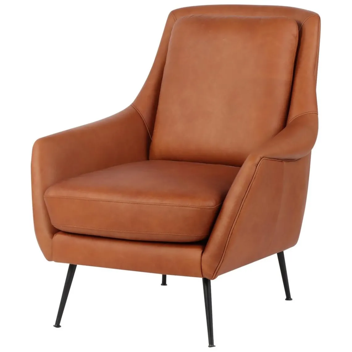 Zago Fauteuil cuir Marron Hot