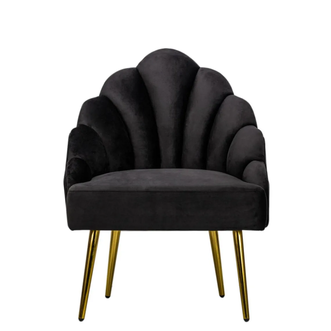 3S. x Home Fauteuil de Salon Design Pieds Metal BOLGE- Noir Online