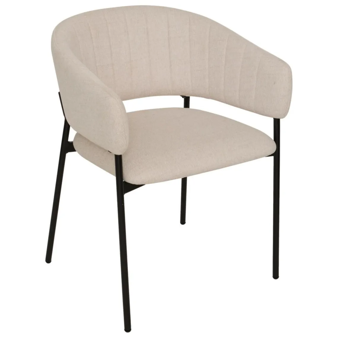 3S. x Home Fauteuil de table Solea Beige Hot