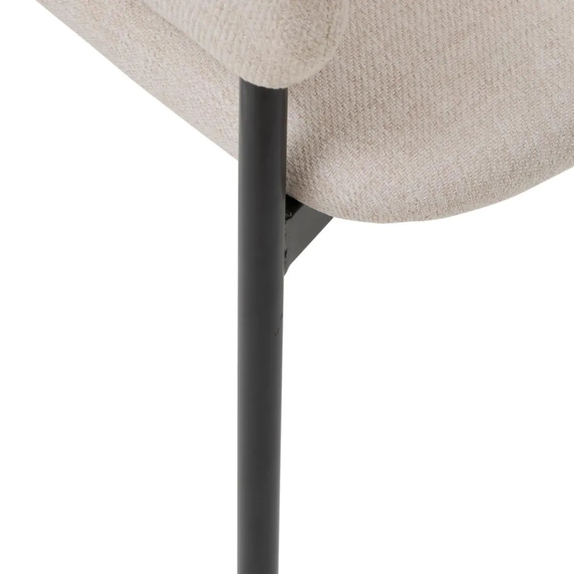 3S. x Home Fauteuil de table Solea Beige Hot