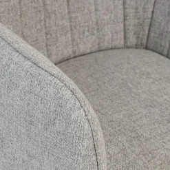 3S. x Home Fauteuil de table Visoca Gris Discount