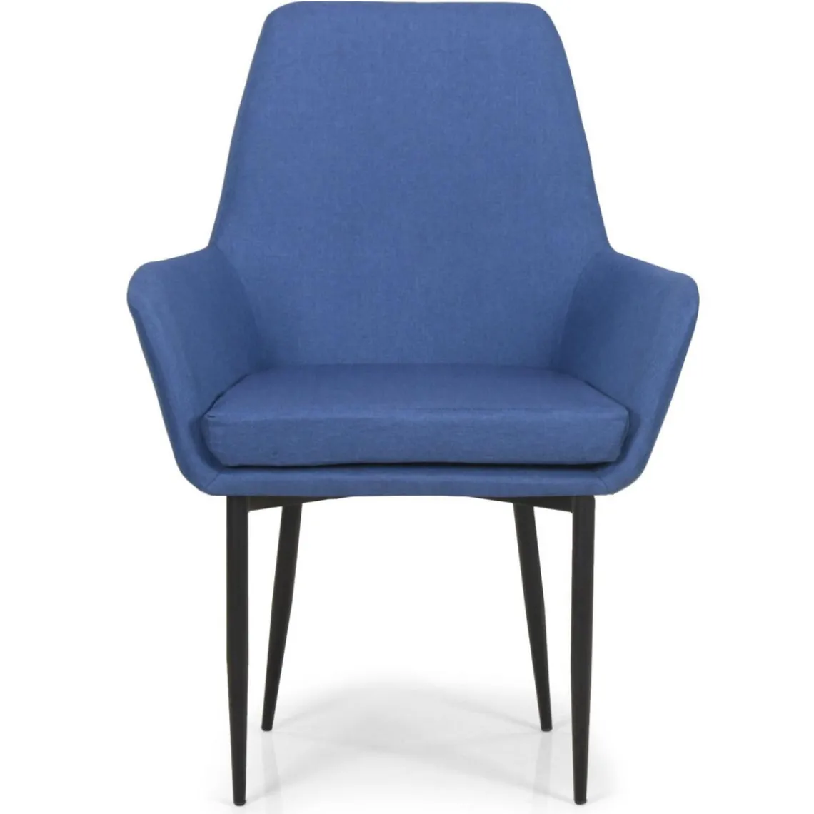 3S. x Home Fauteuil Design Tissu Fonce ERI Bleu Outlet