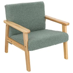 3S. x Home Fauteuil enfant Basile vert céladon New