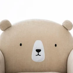 3S. x Home Fauteuil enfant forme animal oreilles ours, Beige New