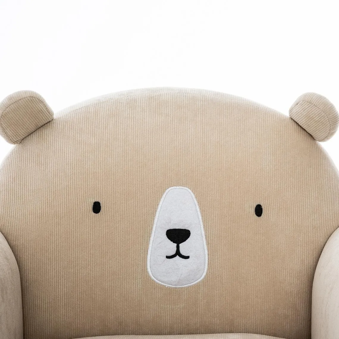 3S. x Home Fauteuil enfant forme animal oreilles ours, Beige New