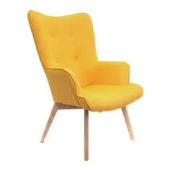 3S. x Home Fauteuil HELSINKI Jaune Outlet