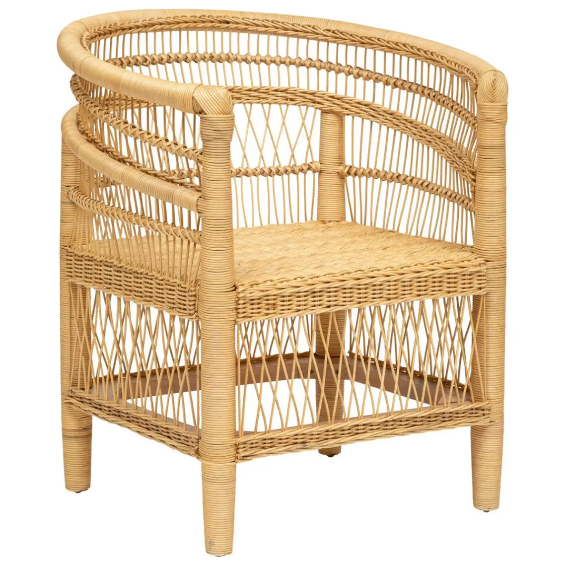 3S. x Home Fauteuil malawi naturel MALEVIO Beige Hot