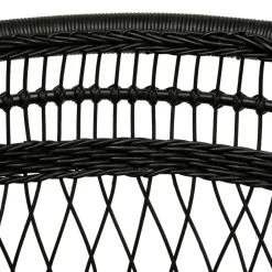 3S. x Home Fauteuil malawi MALEVIO Noir Clearance