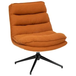 3S. x Home Fauteuil pivotant Harper Ambre Discount