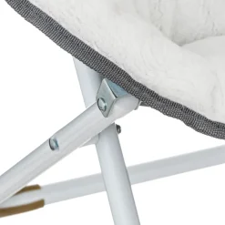 3S. x Home Fauteuil pliant renard blanc