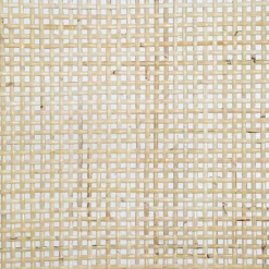 3S. x Home Fauteuil Rotin Timor Naturel Lin Beige