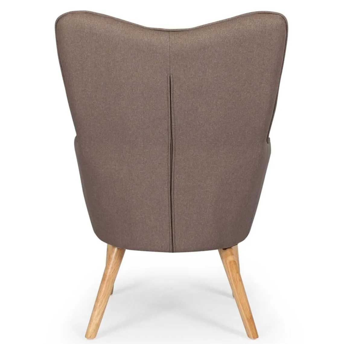 3S. x Home Fauteuil scandinave Tissu Taupe Outlet