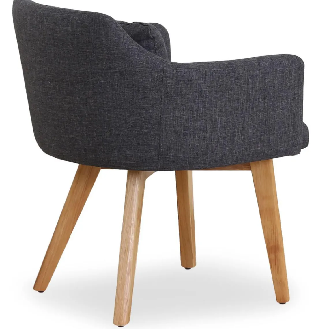 3S. x Home Fauteuil Scandinave Tissu Gris foncé SENDAT Best
