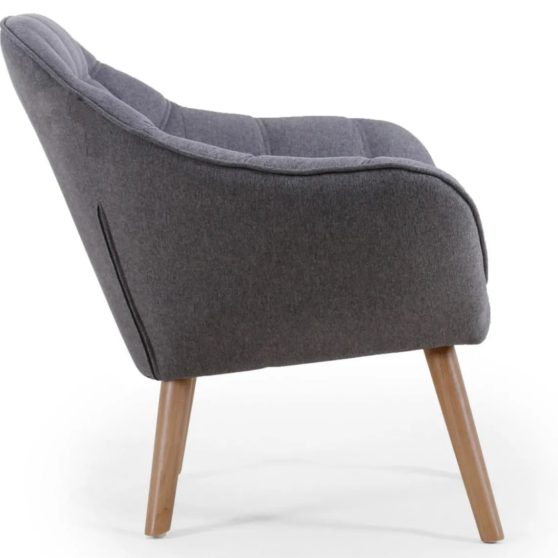 3S. x Home Fauteuil Scandinave ZENTAO Tissu Clair Gris Online