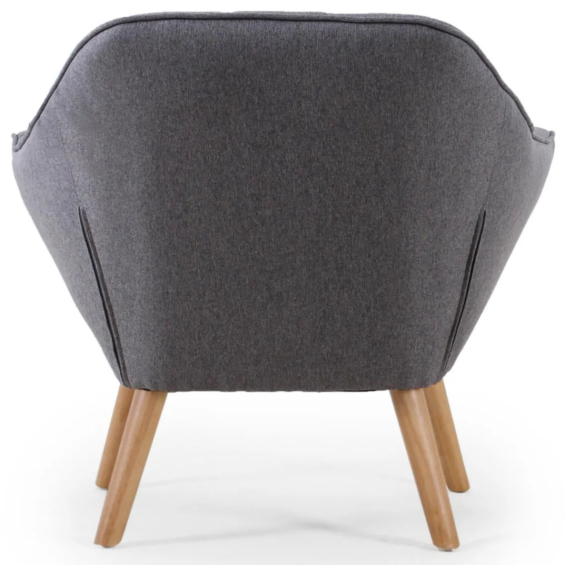 3S. x Home Fauteuil Scandinave ZENTAO Tissu Clair Gris Online
