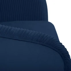 3S. x Home Fauteuil “Solaro” en velours Bleu Sale
