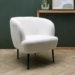 3S. x Home Fauteuil Style Scandicraft blanc