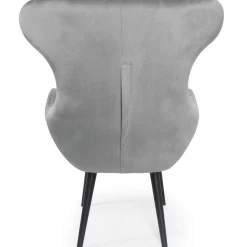 3S. x Home Fauteuil Velours Argent SHEEP Hot