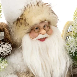 3S. x Home Figurine pere noel lumieux petit modèle