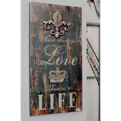 3S. x Home Garderobe murale 5 crochets Love Life Best