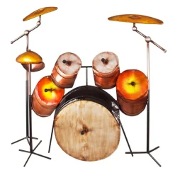 3S. x Home Garderobe murale Batterie marron 5 crochets Discount