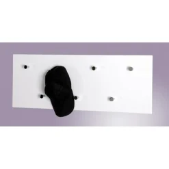 3S. x Home Garderobe murale blanche 7 crochets en acier Online
