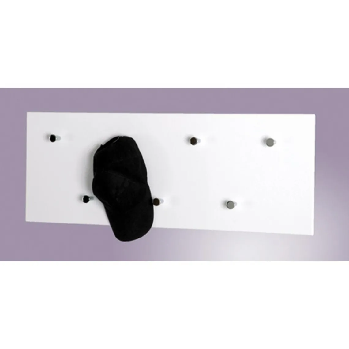 3S. x Home Garderobe murale blanche 7 crochets en acier Online