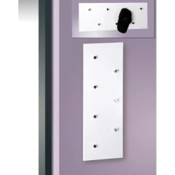 3S. x Home Garderobe murale blanche 7 crochets en acier Online
