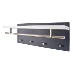 3S. x Home Garderobe murale décor granit tringle et crochets métal Online