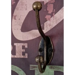 3S. x Home Garderobe murale Give violet 10 crochets Sale