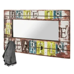 3S. x Home Garderobe murale Home multicolore 4 crochets Outlet