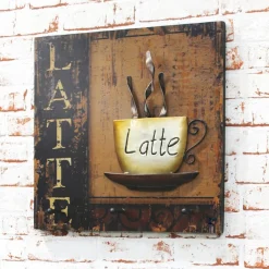 3S. x Home Garderobe murale Latte avec 3 crochets Discount