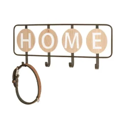 3S. x Home Garderobe murale Noir en Métal laqué Best