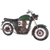 3S. x Home Garderobe murale vintage Moto 5 crochets vert Discount