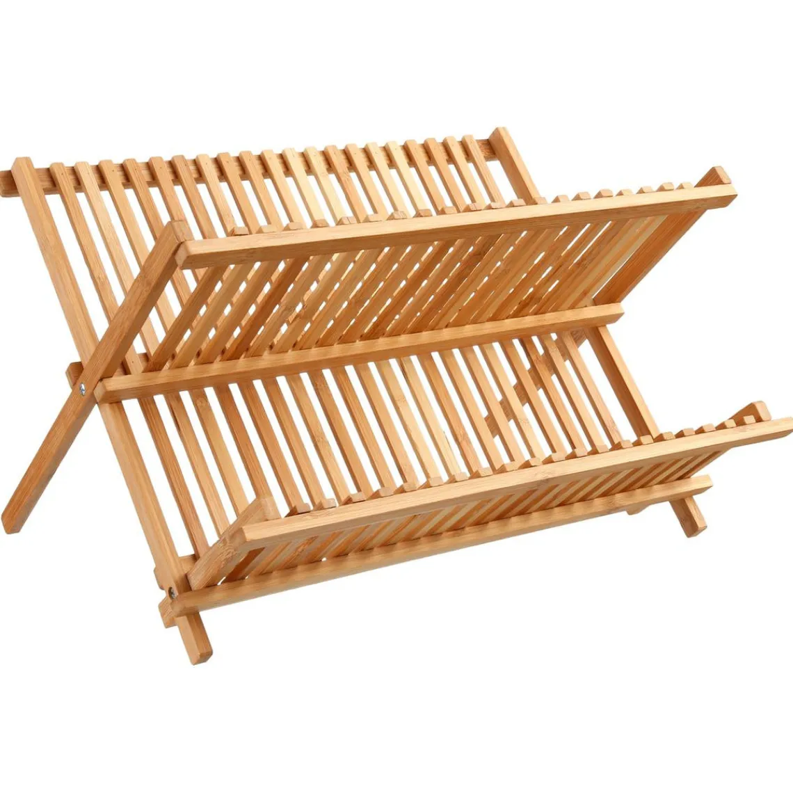 3S. x Home Égouttoir Pliant en Bambou Best