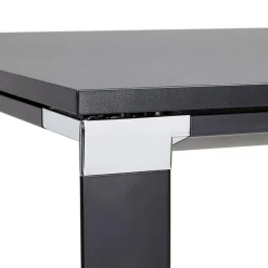 ALTEREGO Grand bureau de direction en angle 'XLINE' en bois noir Best