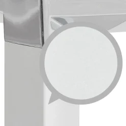 ALTEREGO Grand bureau de direction en angle 'XLINE' en bois finition Noyer et structure blanche Online