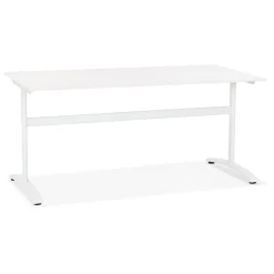 ALTEREGO Grand bureau droit 'CRYPTO' blanc Sale