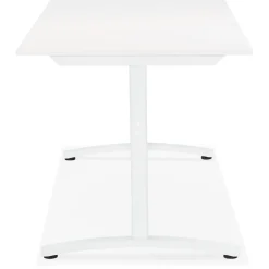 ALTEREGO Grand bureau droit 'CRYPTO' blanc Sale