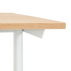 ALTEREGO Grand bureau droit 'CRYPTO' en bois finition naturelle Sale