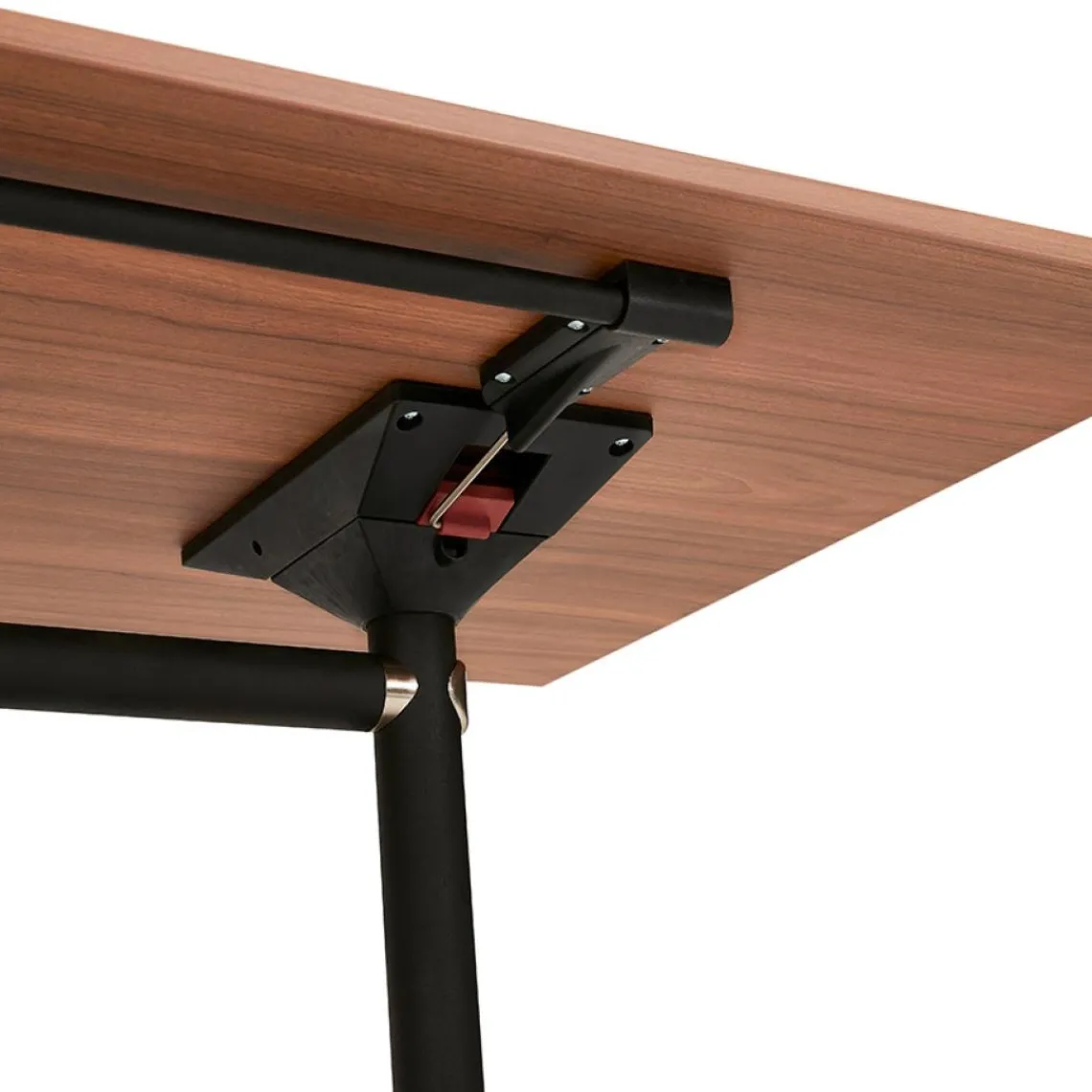 ALTEREGO Grand bureau pliable 'FLEXO' sur roulettes en bois finition Noyer Online