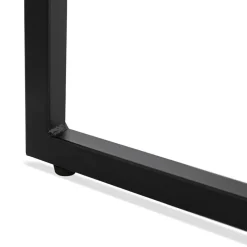 ALTEREGO Grande table basse style industriel 'TRIBECA' en bois finition naturelle et métal noir Sale