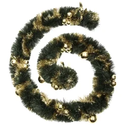 3S. x Home Guirlande de Noël verte boules or Sale