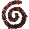 3S. x Home Guirlande de Noël verte boules rouges en plastique Discount