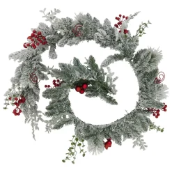 3S. x Home Guirlande Floq Baie Blanc Discount