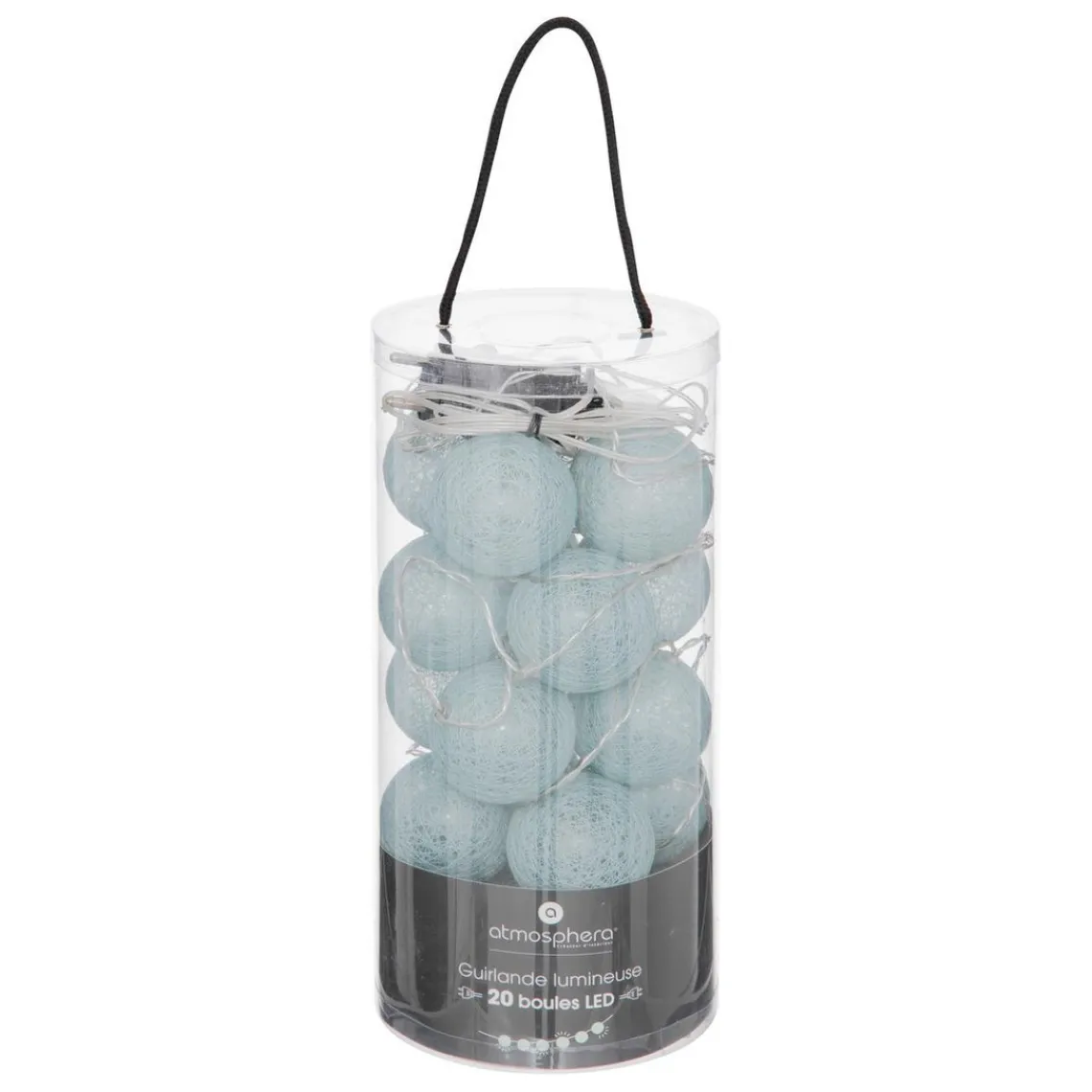 3S. x Home Guirlande LED, 20 boules, vert céladon Sale