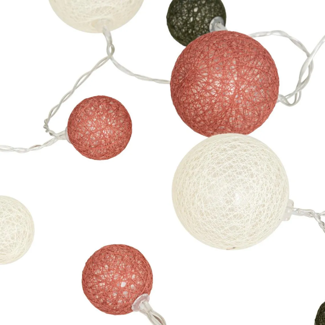 3S. x Home Guirlande LED en coton Multicolore Sale