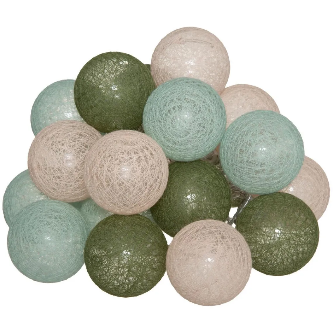 3S. x Home Guirlande Led secteur 20 boules Vert Clearance