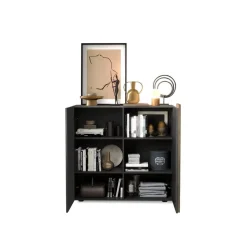 3S. x Home Highboard 2 portes en panneaux de particules Clearance